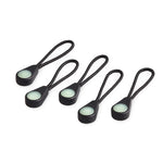 20 PCS Alpinismo Zaino da campeggio Zipper Pull Outdoor Anti-Perso Accessori luminosi accattivanti Coulisse auto-luminosa