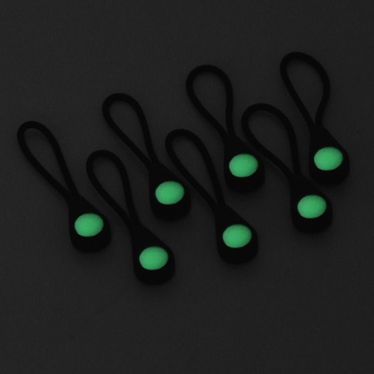 20 PCS Alpinismo Zaino da campeggio Zipper Pull Outdoor Anti-Perso Accessori luminosi accattivanti Coulisse auto-luminosa