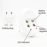 Caricabatterie per batterie ricaricabili 9V NiMH e litio