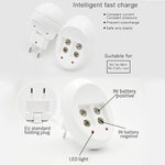 Caricabatterie per batterie ricaricabili 9V NiMH e litio
