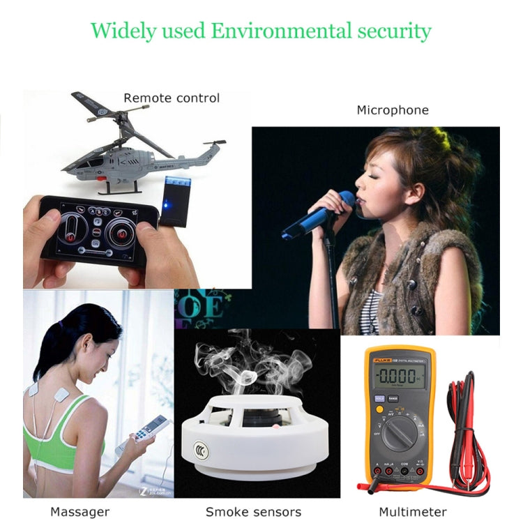 Caricabatterie per batterie ricaricabili 9V NiMH e litio