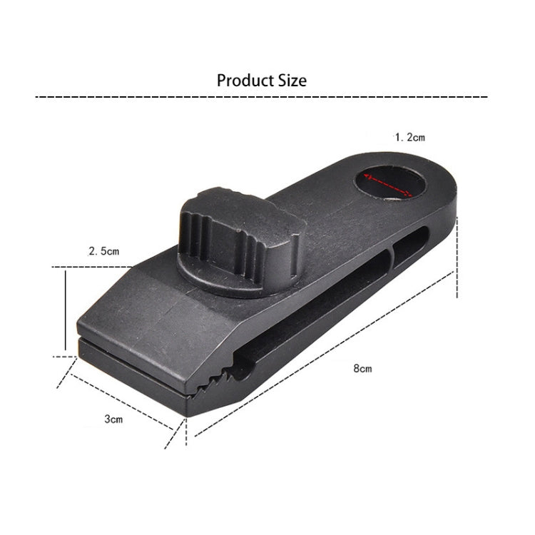 Clip in plastica fissa per tenda da esterno da 10 pezzi. Clip antivento rinforzata per baldacchino multi-persona