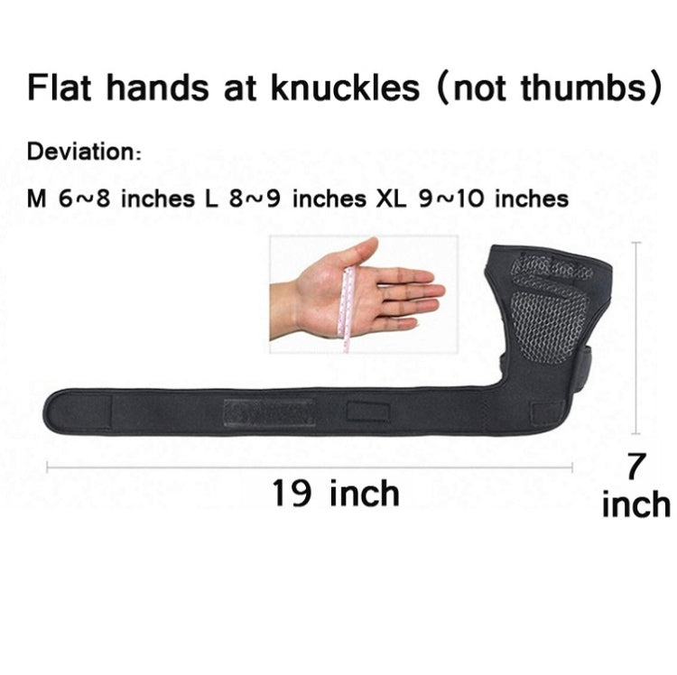 Guanti sportivi a mezze dita Guanti per attrezzature fitness in silicone antiscivolo Braccialetti a compressione sportiva, S（Black）, M（Black）, L （Black）, XL （Black）