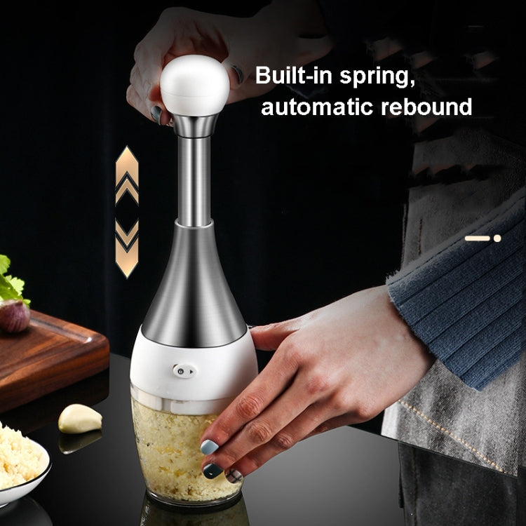 Tritacarne pressato in acciaio inossidabile 304 Tagliaverdure multifunzionale per uso domestico Martellare l'aglio, Vegetable Cutter