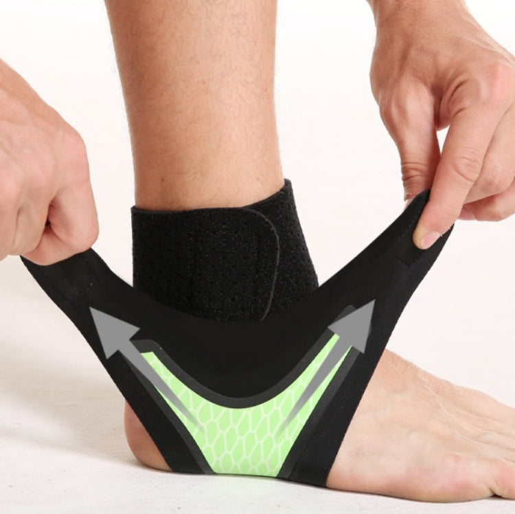 Supporto per caviglia sportivo in neoprene, cinturino protettivo per compressione della caviglia, supporto fisso, Left Foot (Black), Right Foot (Black), Left Foot (Green), Right Foot (Green), Left Foot (Purple), Right Foot (Purple)