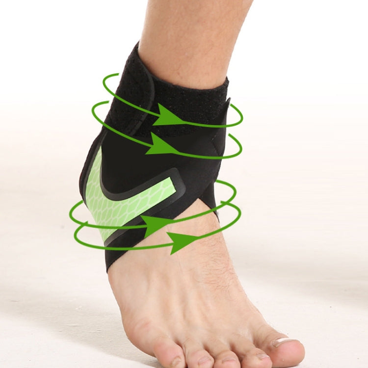Supporto per caviglia sportivo in neoprene, cinturino protettivo per compressione della caviglia, supporto fisso, Left Foot (Black), Right Foot (Black), Left Foot (Green), Right Foot (Green), Left Foot (Purple), Right Foot (Purple)