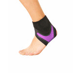 Supporto per caviglia sportivo in neoprene, cinturino protettivo per compressione della caviglia, supporto fisso, Left Foot (Black), Right Foot (Black), Left Foot (Green), Right Foot (Green), Left Foot (Purple), Right Foot (Purple)