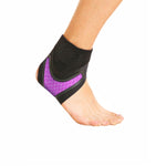 Supporto per caviglia sportivo in neoprene, cinturino protettivo per compressione della caviglia, supporto fisso, Left Foot (Black), Right Foot (Black), Left Foot (Green), Right Foot (Green), Left Foot (Purple), Right Foot (Purple)