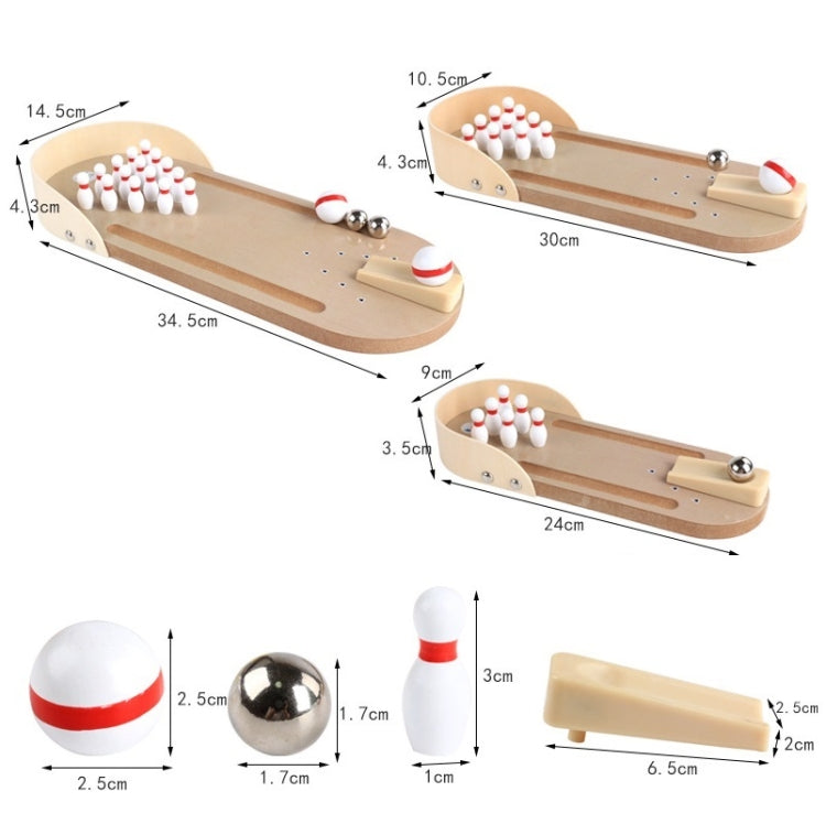 Mini Puzzle Bowling in Legno per Bambini e Famiglia