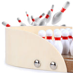Mini Puzzle Bowling in Legno per Bambini e Famiglia
