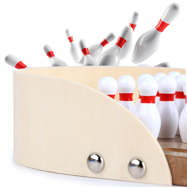 Mini Puzzle Bowling in Legno per Bambini e Famiglia
