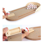 Mini Puzzle Bowling in Legno per Bambini e Famiglia