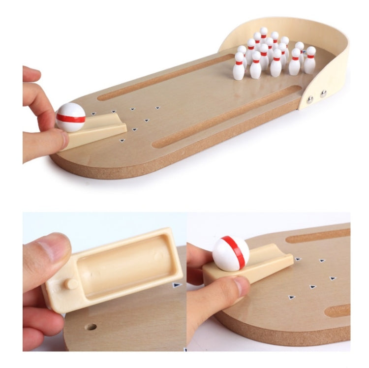 Mini Puzzle Bowling in Legno per Bambini e Famiglia