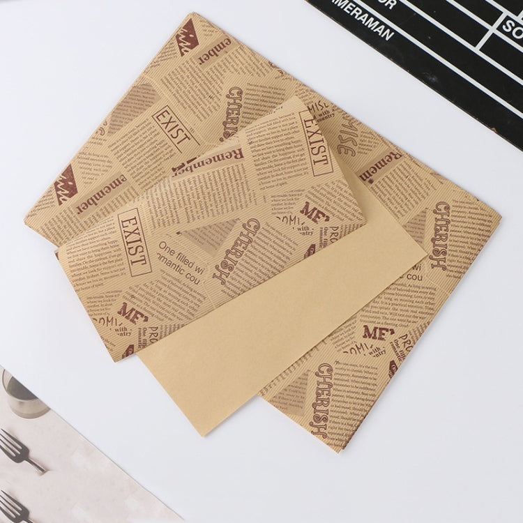 2 confezioni di carta oleata per torte, carta da forno, carta per hamburger, Classical Newspaper, Color Pastry, Orange Tower, White English, Coffee English, Wheat English, Pure White, Thick Kraft Paper, Gray Tower, Brown Pastry