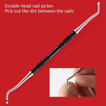 Set 9 in 1 strumenti per manicure e pedicure in acciaio inox
