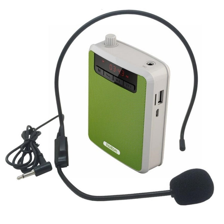 L'amplificatore vocale portatile Rolton K300 supporta la radio FM/MP3, Purple, Green, Black, Orange
