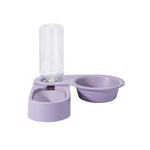 Forniture per animali domestici Ciotola per cibo per cani e gatti Ciotola doppia rotante pieghevole, Green Without Bowl, Purple Without Bowl, Pink Without Bowl, Gray Without Bowl, Green With Bowl, Purple With Bowl, Pink With Bowl, Gray With Bowl