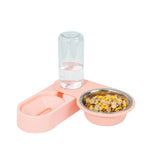 Forniture per animali domestici Ciotola per cibo per cani e gatti Ciotola doppia rotante pieghevole, Green Without Bowl, Purple Without Bowl, Pink Without Bowl, Gray Without Bowl, Green With Bowl, Purple With Bowl, Pink With Bowl, Gray With Bowl
