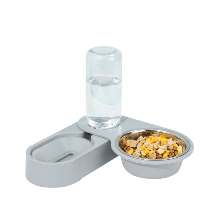 Forniture per animali domestici Ciotola per cibo per cani e gatti Ciotola doppia rotante pieghevole, Green Without Bowl, Purple Without Bowl, Pink Without Bowl, Gray Without Bowl, Green With Bowl, Purple With Bowl, Pink With Bowl, Gray With Bowl