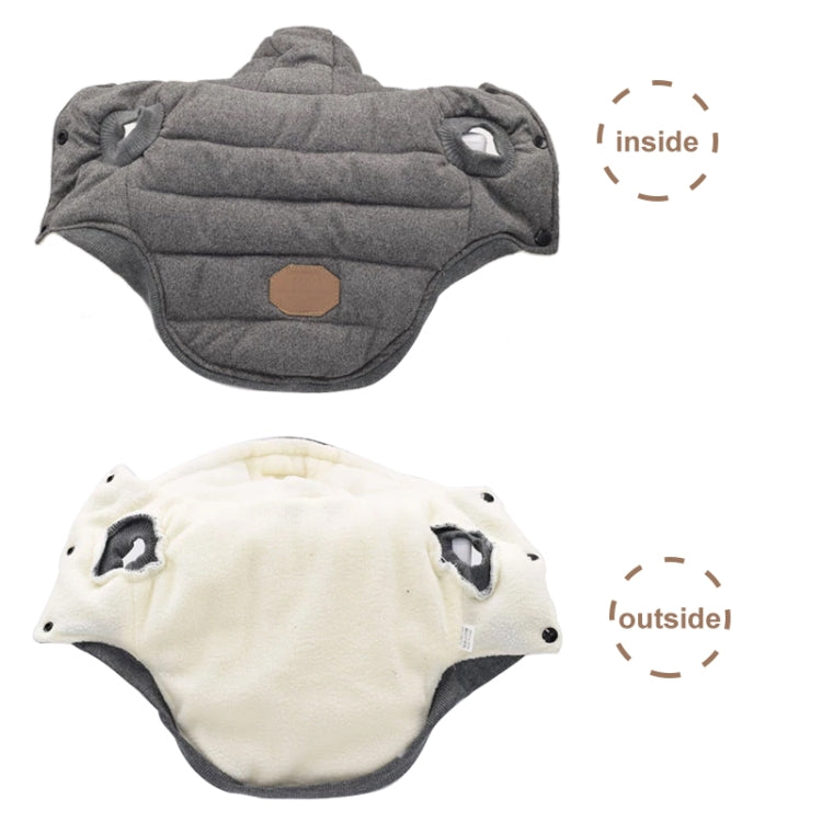 Cappotto invernale imbottito in cotone per cani S-XXL