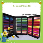 Set di 72 matite colorate oleose esagonali a colori, 72 Color Hexagon Pencil