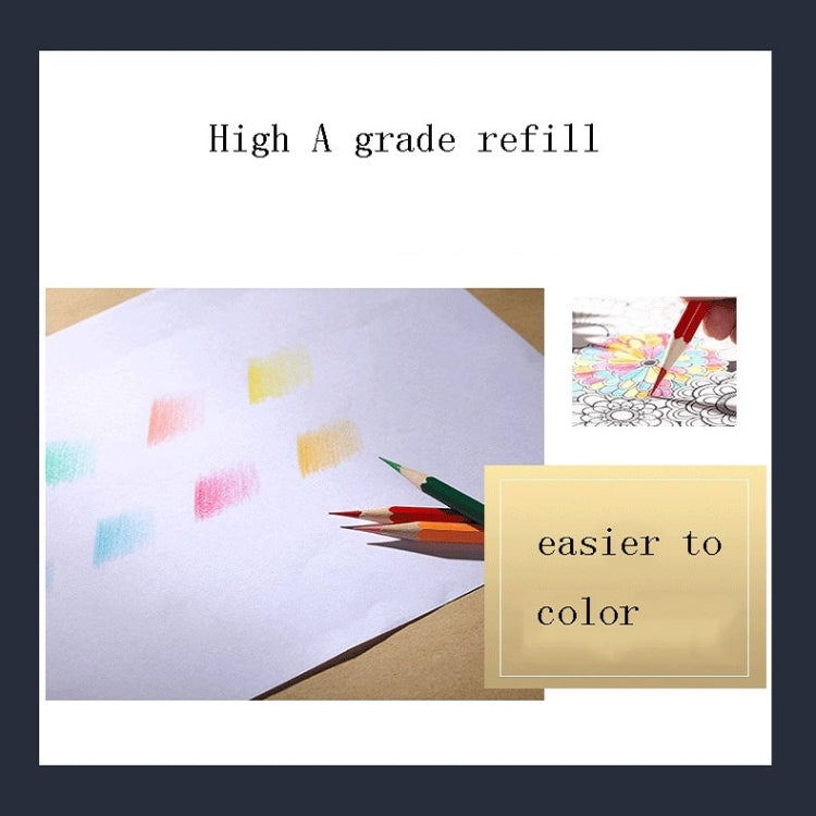 Matite colorate per disegno oleoso in scatola di latta da 72 colori, 72-Color Pencils