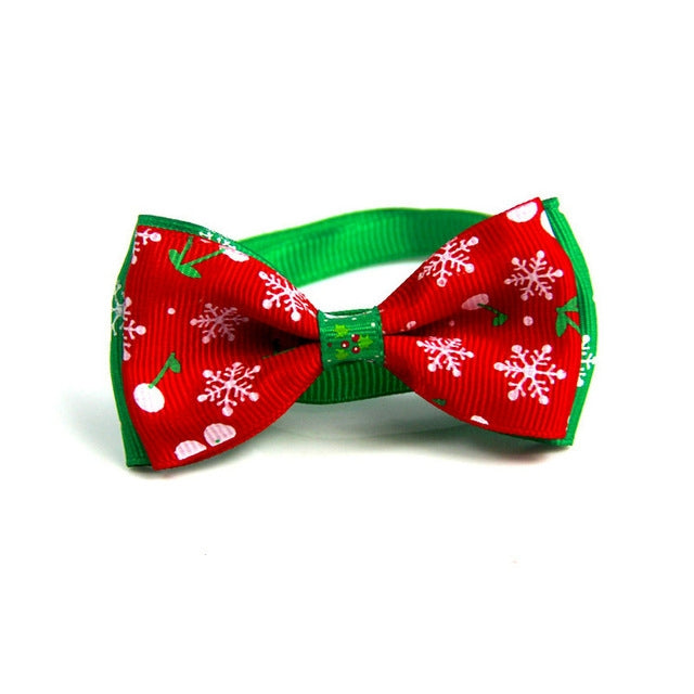 Set 5 collari regolabili Natale per cani e gatti