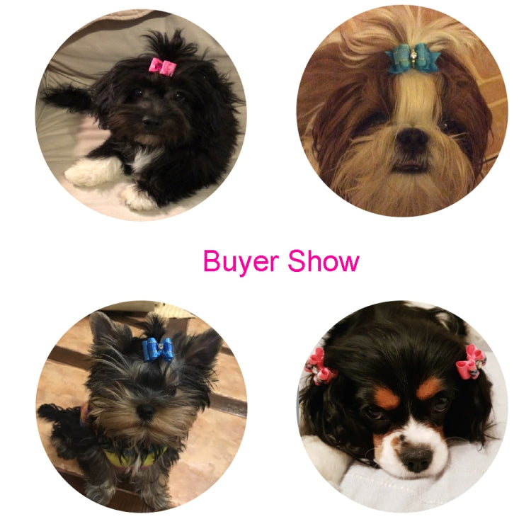 2 cravatte per cani con fiocco adorabile fatte a mano per cani da compagnia, Loverly Bowknot Dog Ties