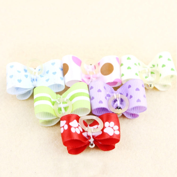 2 cravatte per cani con fiocco adorabile fatte a mano per cani da compagnia, Loverly Bowknot Dog Ties