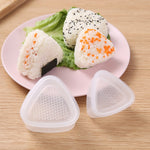 4 set di stampi per sushi per palline di riso fai da te Bento per bambini, Five Grid Sushi Box, Heart Star Bear, Four Flowers, Nigiri Sushi, Big Small Triangle