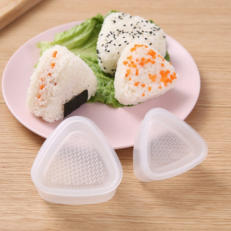 4 set di stampi per sushi per palline di riso fai da te Bento per bambini, Five Grid Sushi Box, Heart Star Bear, Four Flowers, Nigiri Sushi, Big Small Triangle