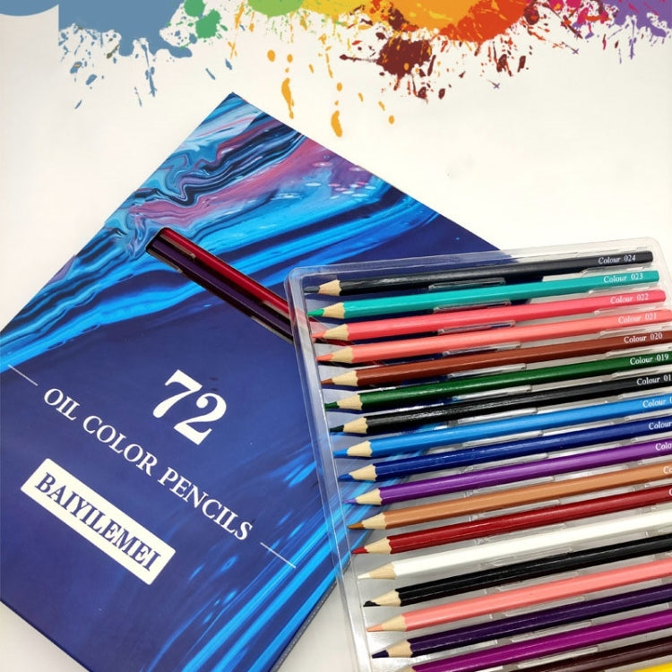 Set completo di versione inglese a matita colorata per studenti a 72 colori, 72-color Pencil English Version Set