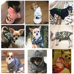 Abbigliamento maglione per cani da compagnia Teddy con cappuccio in pile autunno-inverno, XS, S, M, L
