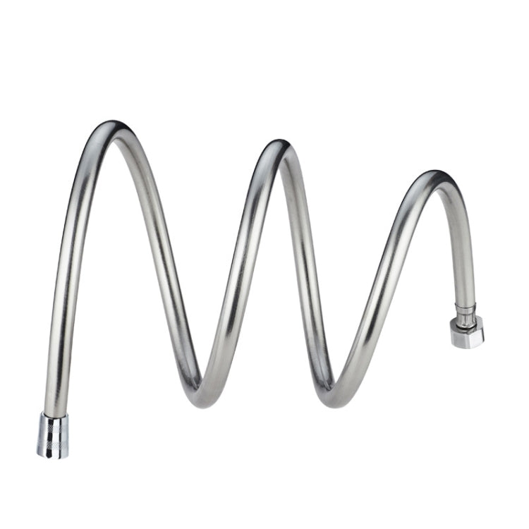 Tubo doccia Scaldabagno Doccia a pioggia Bagno Doccia in acciaio inossidabile Tubo ugello in PVC, 1.5m Silver, 2m Silver, 1.5m Golden, 2m Gold