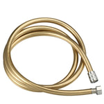 Tubo doccia Scaldabagno Doccia a pioggia Bagno Doccia in acciaio inossidabile Tubo ugello in PVC, 1.5m Silver, 2m Silver, 1.5m Golden, 2m Gold