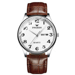FNGEEN 7811 Orologio al quarzo con quadrante digitale grande per uomini di mezza età e anziani