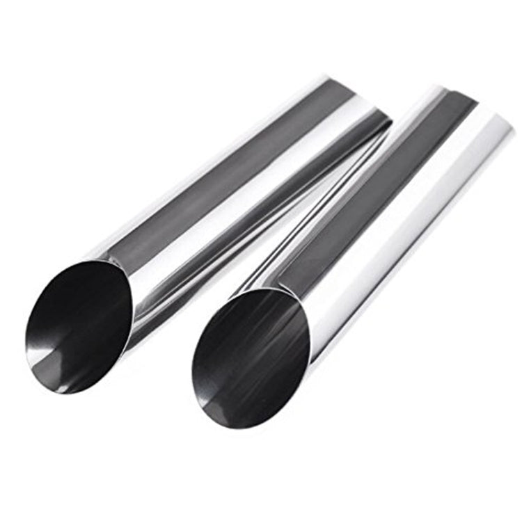 20 pezzi obliquo a doppia testa in acciaio inossidabile grande tubo a spirale strumento per croissant stampo per croissant antiaderente, 20 PCS Croissant Tool