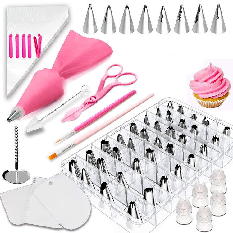 Set 83 utensili per decorazione torte in acciaio inox