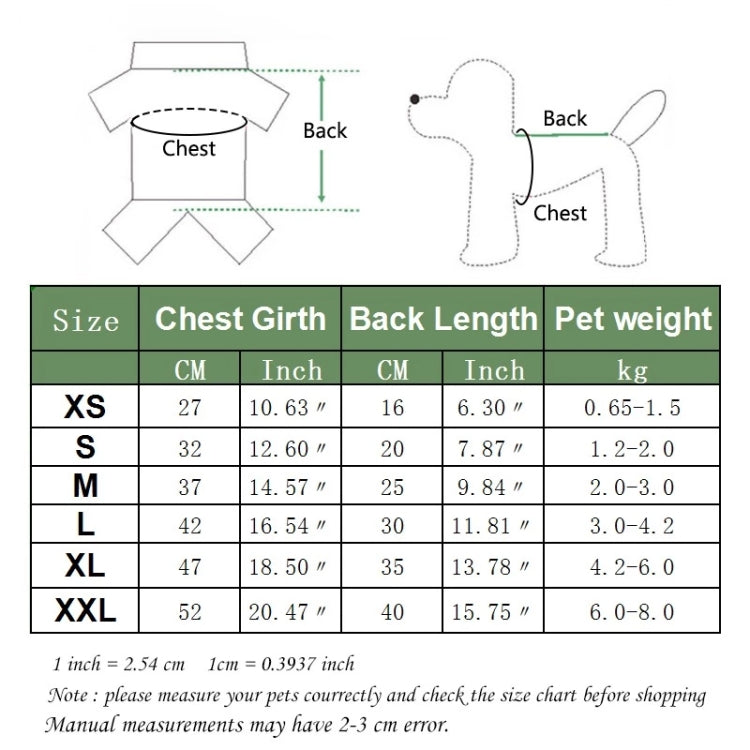 Felpe con cappuccio per cani Vestiti per animali domestici per cani Cappottini Vestiti per cani in cotone, XS, S, M, L, XL, XXL
