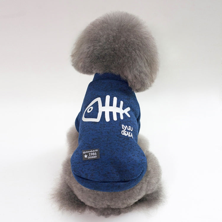 Autunno Inverno Abbigliamento per animali domestici Gilet per animali domestici Felpa con cappuccio a lisca di pesce per cucciolo di cane, S, M, L, XL, XXL
