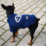 Felpa con cappuccio a lisca di pesce per cane, taglie S-XXL