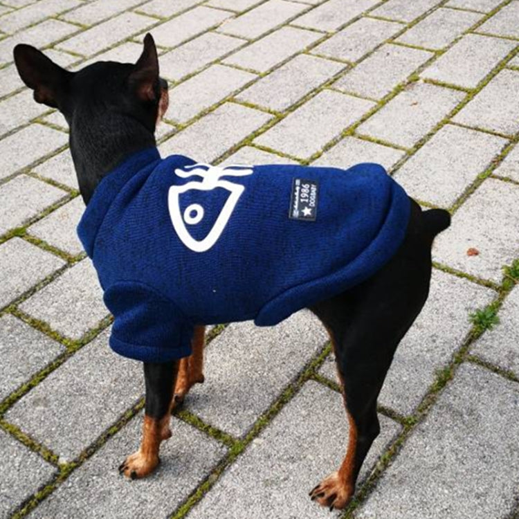 Felpa con cappuccio a lisca di pesce per cane, taglie S-XXL