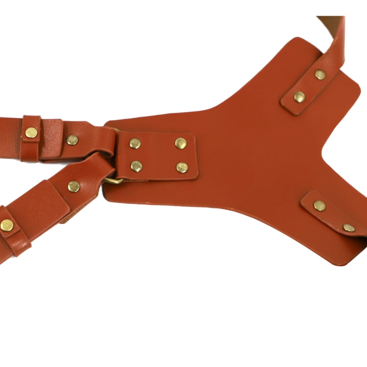 Cinturino per fotocamera in pelle Accessori per attrezzature fotografiche all'aperto Tracolla doppia universale per fotocamera a scatto singolo