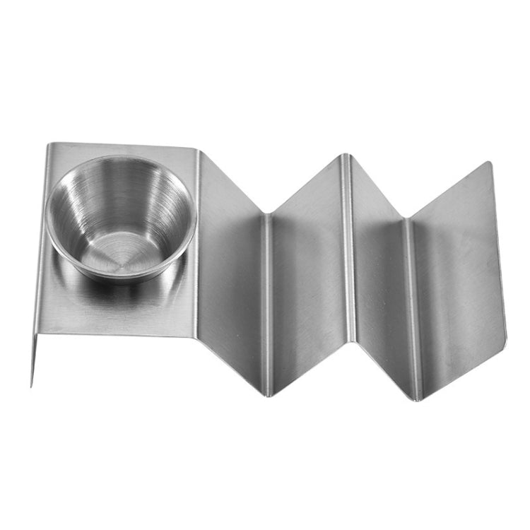 2 strumenti per buffet per cremagliera per pancake in acciaio inossidabile, With Cup, With Handle, Without Handle