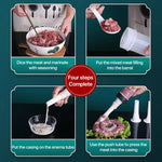 Insaccatrice per salsicce manuale per uso domestico Piccola macchina per salsicce, 30.2x10.6x6.8cm