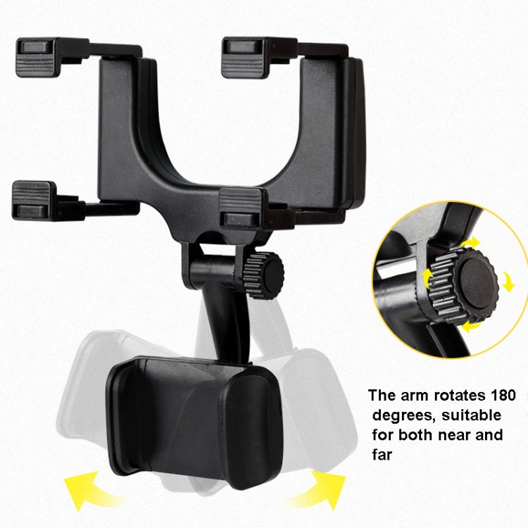 Clip di fissaggio del tachigrafo della staffa del telefono cellulare dello specchietto retrovisore dell'automobile da 2 pezzi, 2pcs Rearview Mirror Mobile Phone Bracket