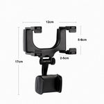 Clip di fissaggio del tachigrafo della staffa del telefono cellulare dello specchietto retrovisore dell'automobile da 2 pezzi, 2pcs Rearview Mirror Mobile Phone Bracket