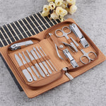 Set di tagliaunghie 14 in 1 in acciaio inossidabile