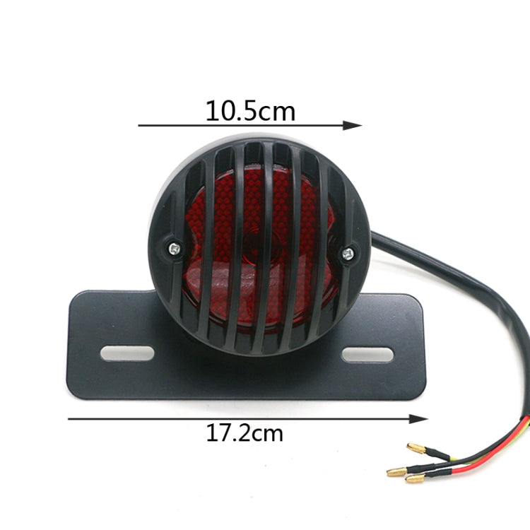 Accessori per moto Fanale posteriore calante retrò Fanale posteriore per auto elettrica Fanale posteriore modificato, Card Frame Light
