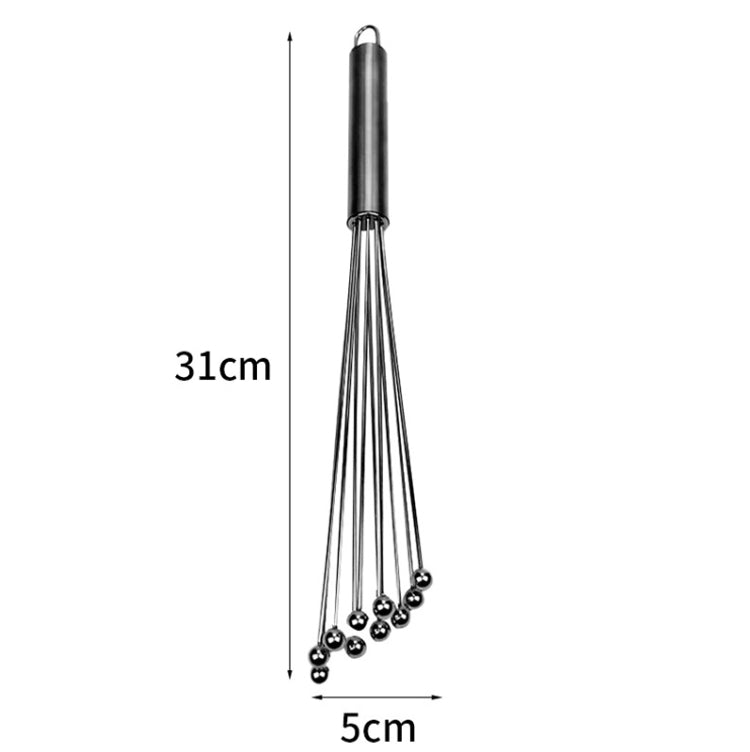 2 PCS Frusta manuale in acciaio inossidabile Perla di vetro Frusta per uova Utensili da cucina manuali per la casa da cucina, Type A 12 Inch, Type A 10 Inch, Type B 12 Inch, Type B 10 Inch, Type C 12 inch, Type C  10 Inch